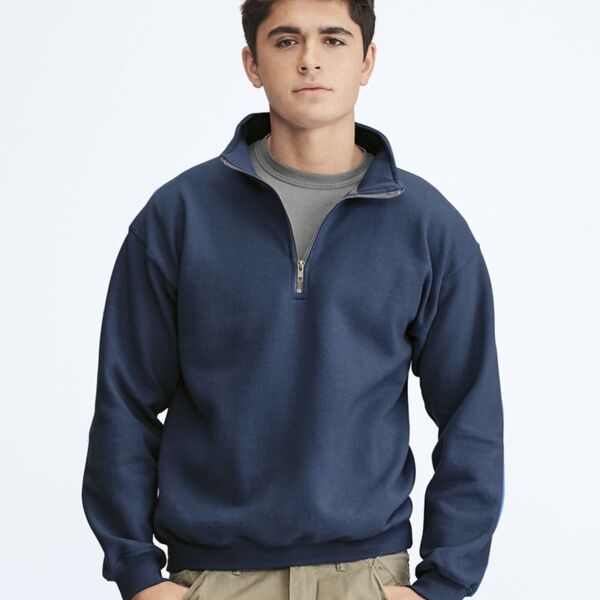 Garment-Dyed Quarter Zip Sweatshirt Thumbnail