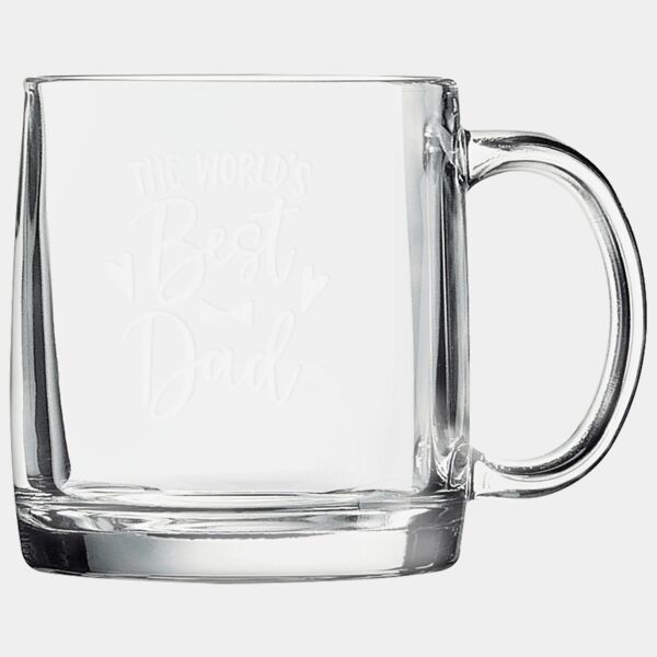 12 1/4 oz. Clear Coffee Mug Thumbnail