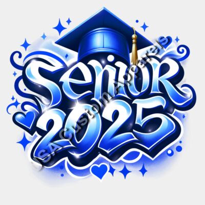 001 Airbrushed Senior 2025 BLUE Thumbnail